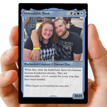 Couples MTG Hearts Metal card